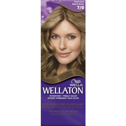 WELLATON Intense Color Cream 7/0 stredná blond farba na vlasy