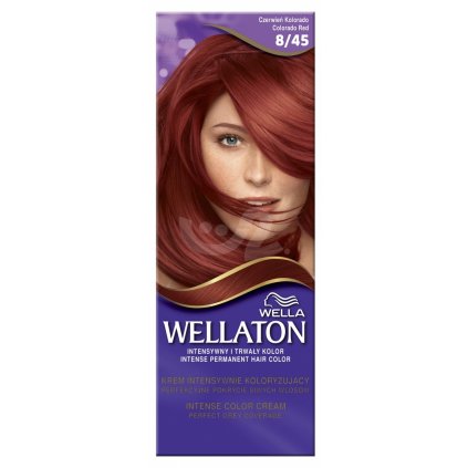 WELLATON Intense Color Cream 8/45 svetlo granátovo červená farba na vlasy