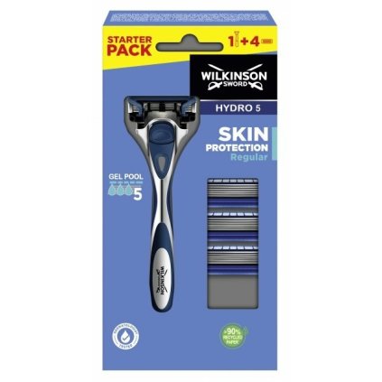 39820 wilkinson sword hydro 5 skin protection regular holiaci strojcek 1ks