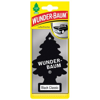 WUNDER-BAUM Black Classic osviežovač vzduchu 5g