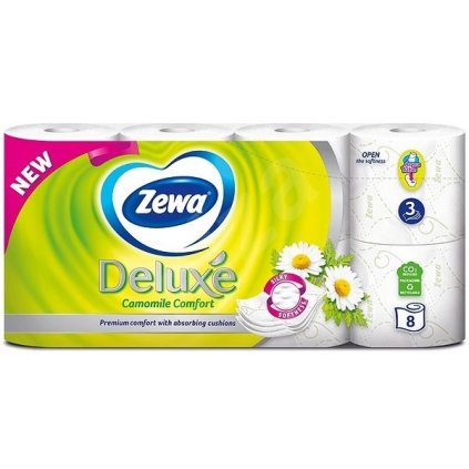 ZEWA Deluxe Camomile toaletný papier 8ks