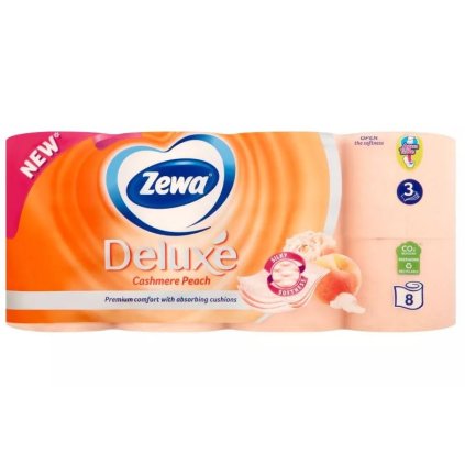 39982 zewa deluxe cashmere peach toaletny papier 8ks