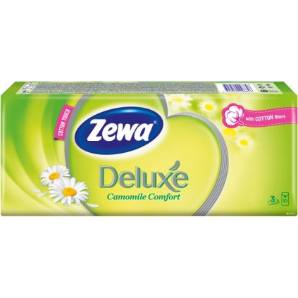 39985 zewa deluxe chamomile hygienicke vreckovky 10x10ks