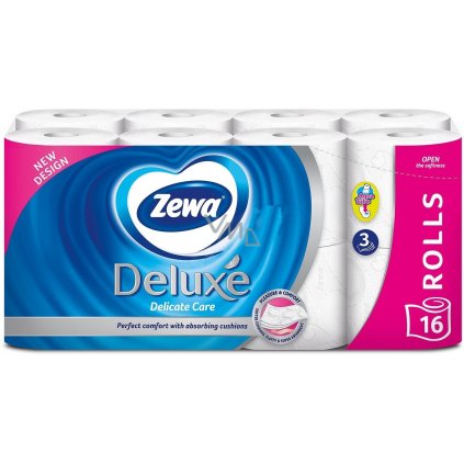 ZEWA Deluxe Delicate Care 3-vrstvový toaletný papier 16ks