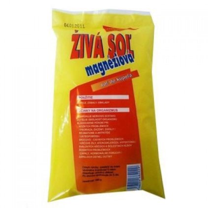 ŽIVA SOĽ Magneziová soľ do kúpeľa 500g