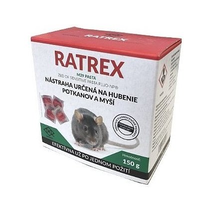 RATTREX Pasta nástraha na hubenie potkanov 150g