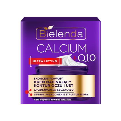 BIELENDA Calcium + Q10 Ultra Lifting spevňujúci očný krém 15ml