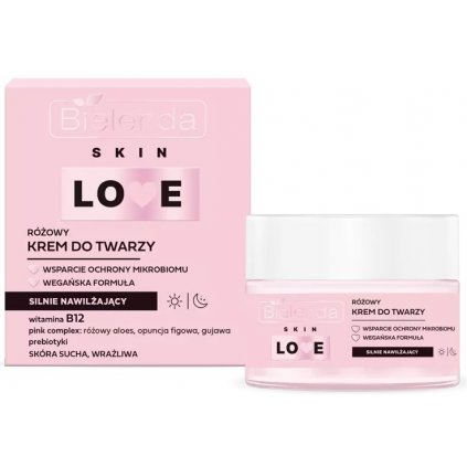 BIELENDA Skin Love Strongly Hydrating hydratačný pleťový krém deň/noc 50ml