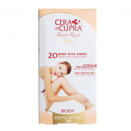 CERA di CUPRA Wax Strips Body depilačné pásiky na telo 20ks