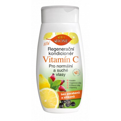 BIO BIONE Vitamín C regeneračný kondicionér na vlasy 260ml