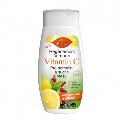 BIO BIONE Vitamín C regeneračný šampón na vlasy 260ml