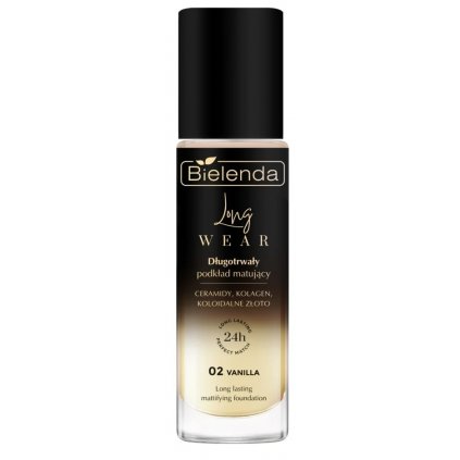 BIELENDA Long Wear 02 Vanilla dlhotrvajúci matujúci podklad pod make-up 30ml