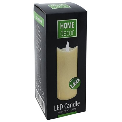 HOME DECOR LED Candle náhrobná led sviečka 13cm 1ks