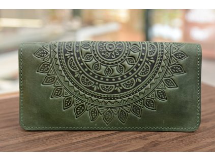 1345 11 penezenka longer shpak s reliefem mandala kuze crazy horse smaragdova
