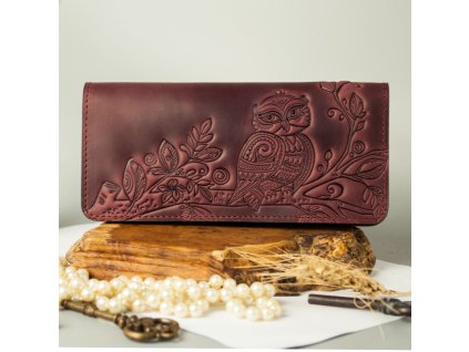 wallet longer owl marsala (3)