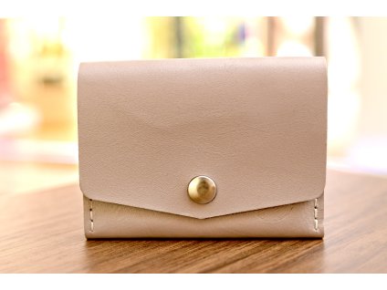 Peněženka "MINI-plus". Kůže "KAISER" šedá