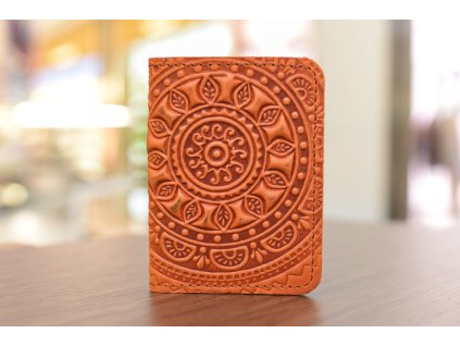 2290 8 organizator na karty id1 2 5 s reliefem mandala kuze crazy horse oranzova
