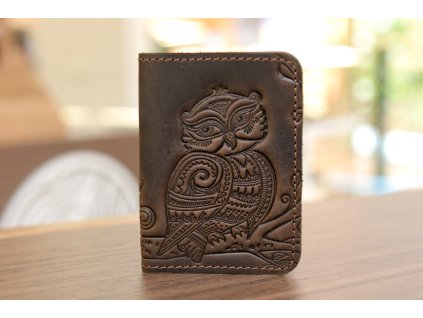 2335 7 organizator na karty id1 2 5 s reliefem sovicka kuze crazy horse tm hneda