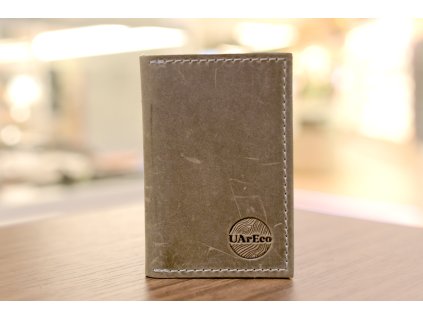 Organizátor na karty a doklady ID1+3. Kůže "Crazy Horse" grafitová