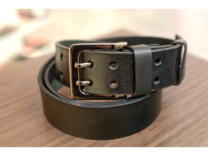 3202 11 kozeny pasek premium 36 40 mm spona 004 opaskova kuze cerna