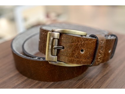 3211 17 kozeny pasek premium 36 40 mm spona 005 opaskova kuze hneda