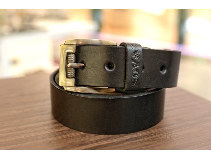 3229 13 kozeny pasek premium 36 40 mm spona 005 opaskova kuze cerna