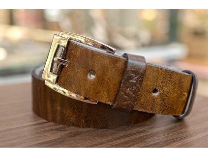 3238 15 kozeny pasek premium 36 40 mm spona 006 opaskova kuze hneda