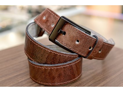3286 12 kozeny pasek premium 36 40 mm spona 003 prosite opaskova kuze hneda