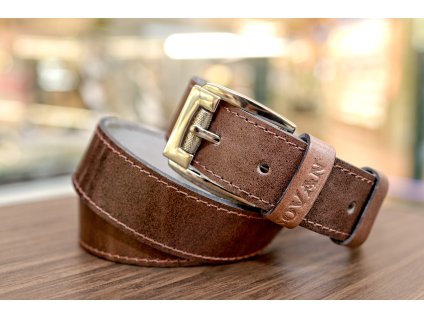 3328 16 kozeny pasek premium 36 40 mm spona 006 prosite opaskova kuze hneda