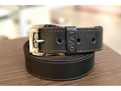 3340 9 kozeny pasek premium 36 40 mm spona 006 prosite opaskova kuze cerna