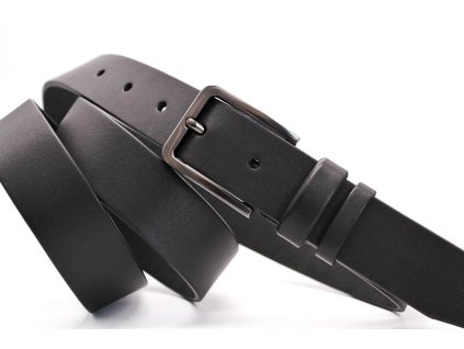 Pásek 35 mm. 06350020. Kůže „Čepra 3.5 mm“ hladká černá