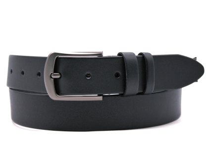 Pásek 40 mm. 06400039. Kůže „Čepra 3.5 mm“ hladká černá