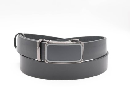 Pásek-automat 37 mm Premium. 02370057. Kůže „Čepra 3.5mm“ hladká černá