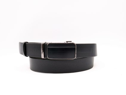 Pásek-automat 37 mm. 02370051. Kůže „Čepra 3.5 mm“ hladká černá