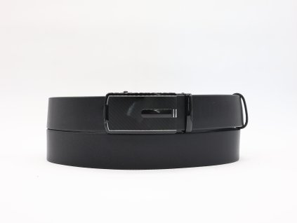 Pásek-automat 37 mm. 02370053. Kůže „Čepra 3.5 mm“ hladká černá