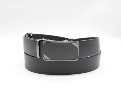 Pásek-automat 37 mm. 02370056. Kůže „Čepra 3.5 mm“ hladká černá