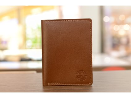 Dokladovka na auto. Kůže "KAISER" rezavá