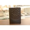 1756 obal na pas s reliefem mandala kuze crazy horse tmave hneda