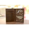 Organizátor na karty a doklady ID1+3. Kůže "Crazy Horse" tmavě hnědá