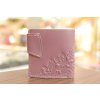 286 1 skladaci ctvercova penezenka s reliefem sovicka kuze galanterie lila