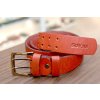 3199 11 kozeny pasek premium 36 40 mm spona 004 opaskova kuze cervena