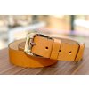 3235 14 kozeny pasek premium 36 40 mm spona 006 opaskova kuze zluta