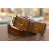 3238 15 kozeny pasek premium 36 40 mm spona 006 opaskova kuze hneda