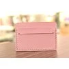 Card-holder Slim. Kůže "Kaiser" růžová