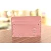 Card-holder Slim. Kůže "Kaiser" růžová