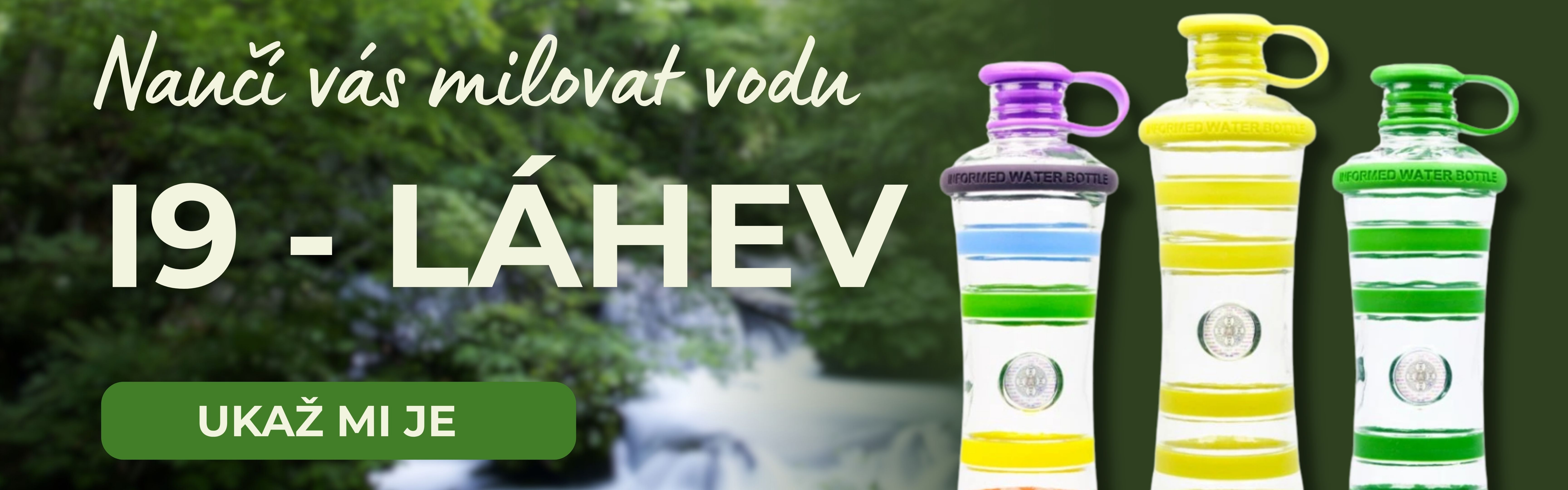 I9 informovaná lahev co naučí milovat vodu