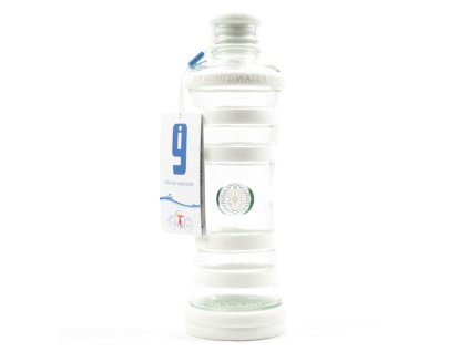 i9 láhev bílá čistota je skleněná láhev s unikátní schopností harmonizace a revitalizace vody.