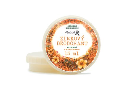 Medarek Krémový deodorant mandarinka, zinkový bez sody15ml