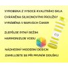 i9 láhev žlutá - světlo je skleněná láhev s unikátní schopností harmonizace a revitalizace vody.