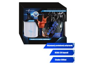 anabol elite + bcaa shaker biely